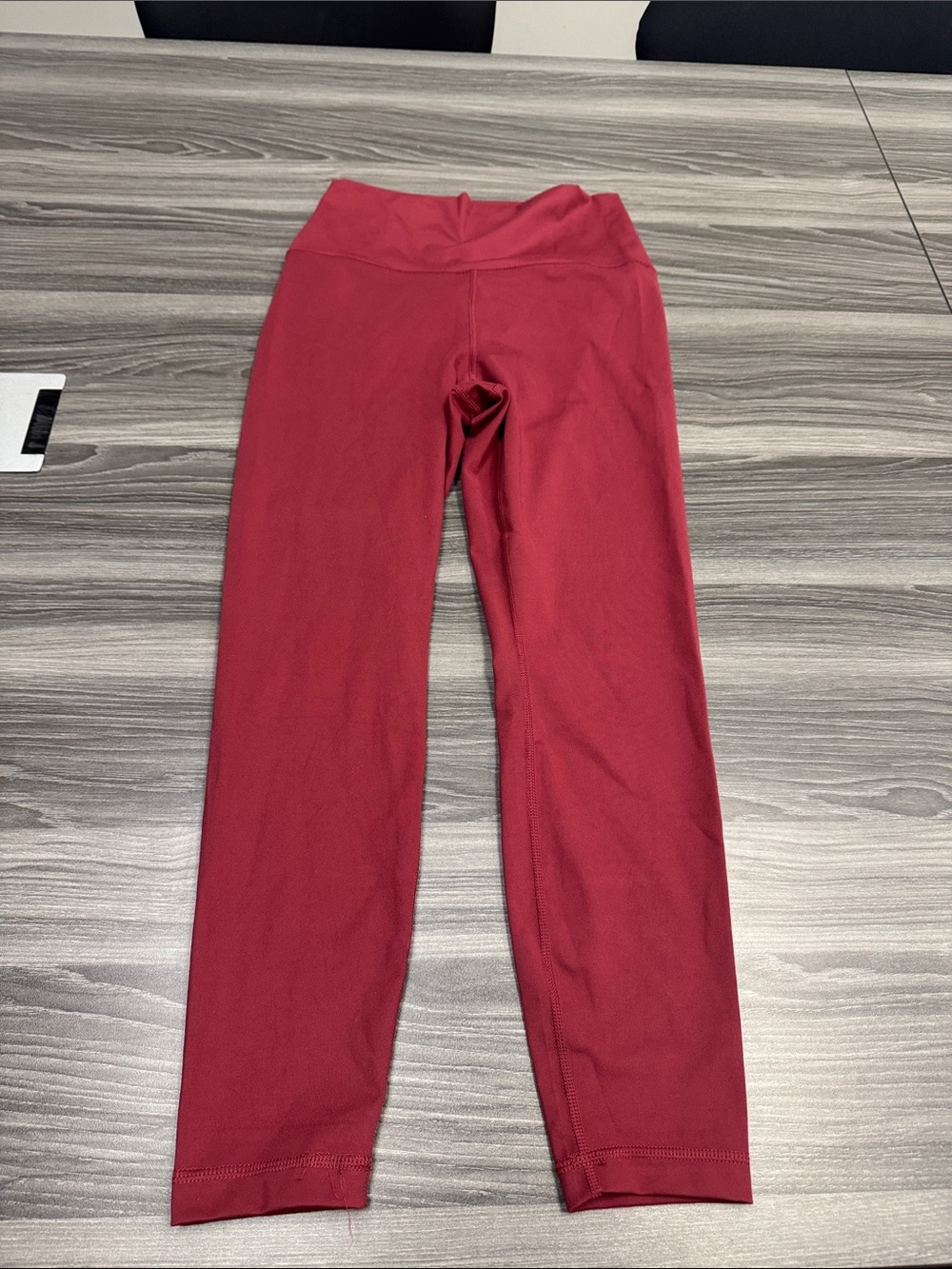 Yogalicious Burgundy High-Rise Leggings